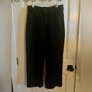 Old Navy Black Wide-Leg Jeans